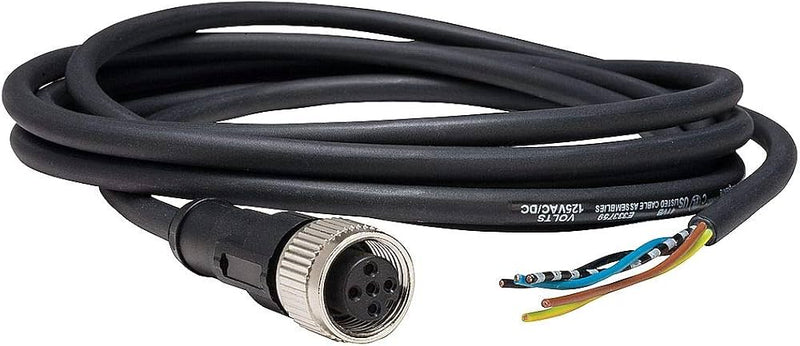 TELEMEC CABLE RECTO SENSOR M12 HEMBRA 5 PIN 2 MTS