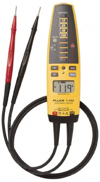 FLUKE T+PRO ELECTRICAL TESTER LCD DISPLAY 600VAC