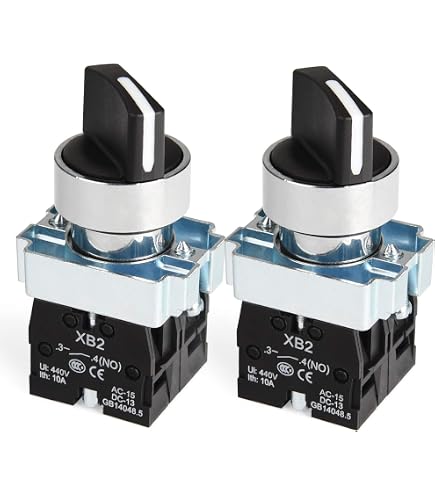 TELEMEC SELECTOR 3 POSICIONES C/LLAVE MANTENIDO C/