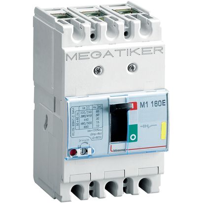 BTICINO INTERRUPTOR TERMOMAGNETICO M1 160E 3P 125A