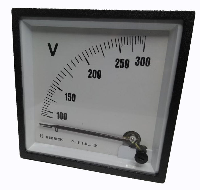 HEDRICK H-96 VOLTIMETRO ANALOGICO 0-600VAC
