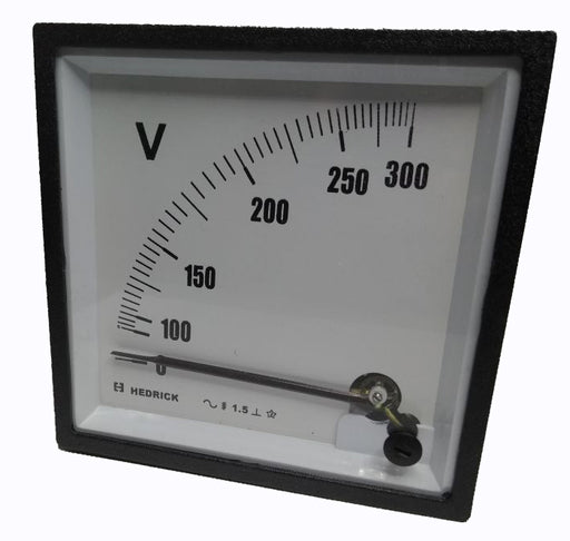 HEDRICK H-96 VOLTIMETRO ANALOGICO 0-600VAC