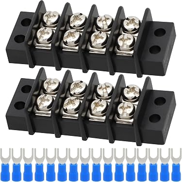 BUSS BLOCK TERMINAL DE DISTRIBUCION 300V 30A 6P