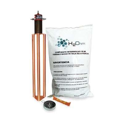 TOTAL GROUND KIT DE PUESTA A TIERRRA 45A C/ELECTRODO