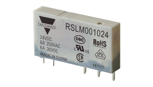 CARLO GAVAZZI RELAY 6A 24VDC COIL SPDT RSLM001024