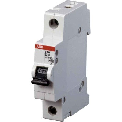ABB INTERRUPTOR TERMOMAGNETICO RIEL DIN S201-C32 480VCA 6KA