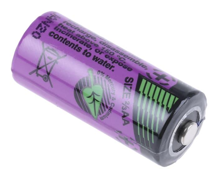 TADIRAN LITHIUM BATTERY 3.6V 2/3 AA