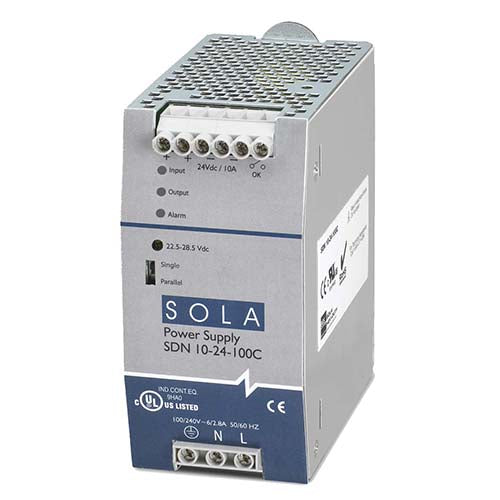 SOLA HD POWER SUPPLY 115-230VAC/24VDC 10A