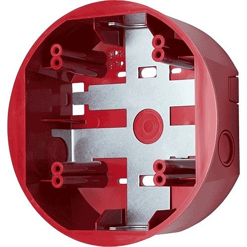 SYSTEM SENSOR CEILING MOUNT SURFACE BACK BOX RED