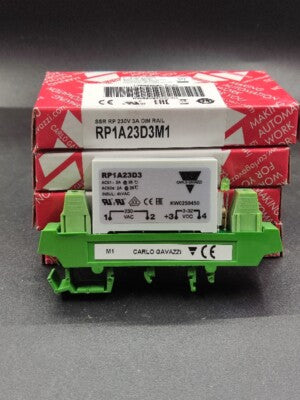 CARLO-GAVAZZI RELE DE ESTADO SOLIDO SSR RP 230V 6A DIN RAIL