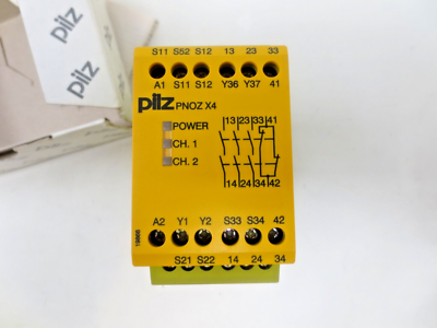 PILZ SAFETY RELAY PNOZ X4 24VDC