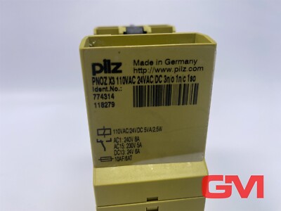 PILZ RELE DE SEGURIDAD PNOZ X3.10P 24VACDC 3n/o 1n/c 1so 777314