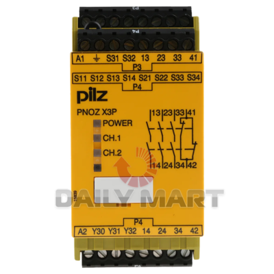 PILZ RELEVADOR DE SEGURIDAD 24-240V AC/DC 777313