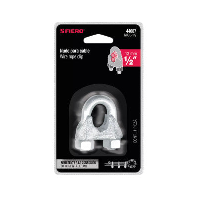 TRUPER NUDO (PERRO) DE ACERO DE 1/4 BLISTER C/2 PZ