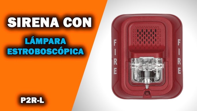SYSTEM SENSOR ALARMA P2R-SP (SIRENA) C/LUZ ESTROBOSCOPICA 12/2