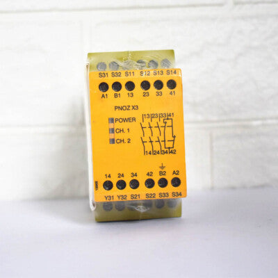 PILZ SAFETY RELAY PNOZ X3 120VAC/24VDC