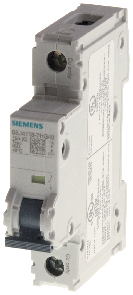 SIEMENS INTERRUPTOR TERMOMAGNETICO 1P 15A 10K