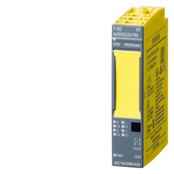 SIEMENS SIMATIC DP ET200SP  F-DQ 4x24VDC/2A PM HF SIL3