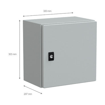 HIMEL GABINETE VACIO 300X300X200 UNA PUERTA CIE