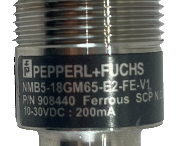 PEPPERL-FUCHS INDUCTIVE SENSOR NMB5-18GM65-E2-FE-V1 908440