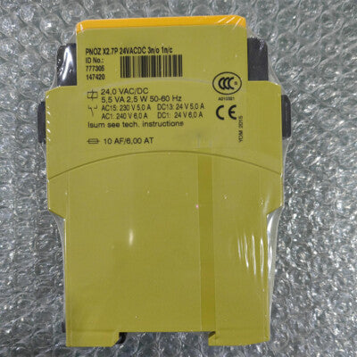PILZ SAFETY RELAY 24V AC/DC 777305