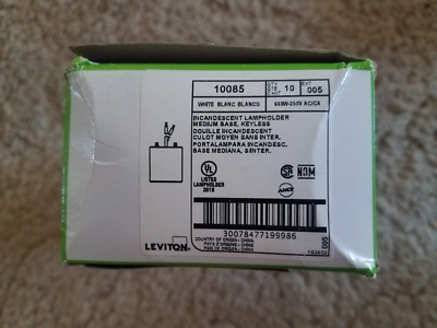 LEVITON PORTALAMPARAS BASE MEDIANA 660W 250V BLANCO