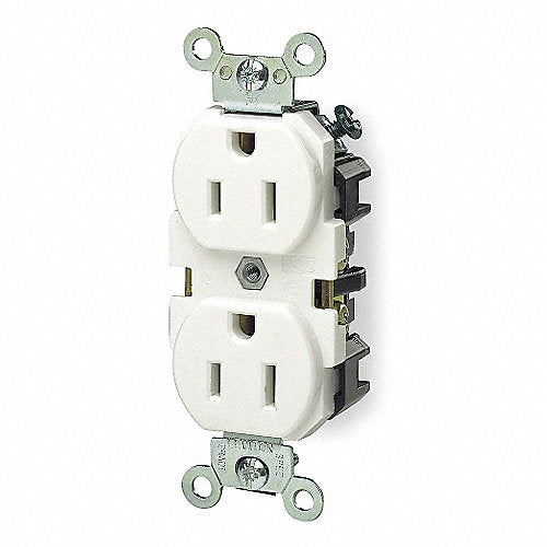 LEVITON RECEPTACULO DPLX 10/16A-250V 2P3H BLANCO