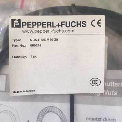 PEPPERL-FUCHS INDUCTIVE SENSOR NCN4-12GM40-Z0 089252