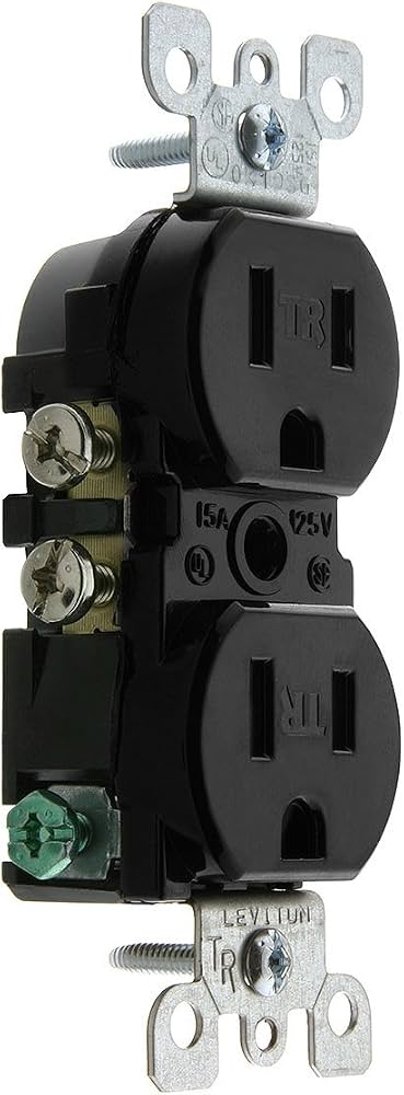 LEVITON RECEPTACULO DUPLEX DECORA 15A 125V GRIS