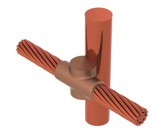 MOLDE P/VARILLA 5/8" CABLE 4/0 DE PASO EN "T" GTC312Q