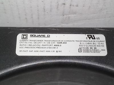 SQUARE-D TRANSFORMADOR DE CORRIENTE 4000/5A