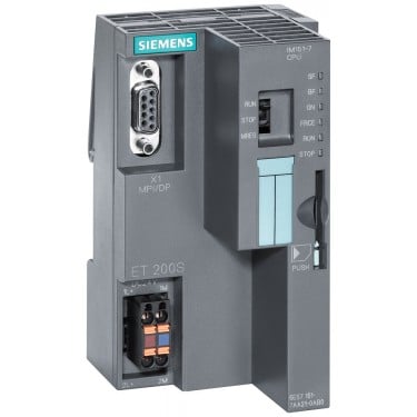 SIEMENS DP IM151-7 CPU FO FOR ET200S RAM 48 KB (FW V1 13 OR HIGHER) WITH INTEGRATED PROFIBUS DP INTERFACE (FOC SIMPLEX CONNECTOR) AS DP SLAVE WITHOUT BATTERY