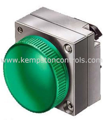 SIEMENS 3SB3501-6AA40 PILOT LIGHT GREEN (DISCONTINUED)