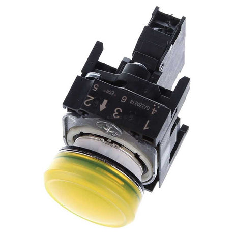 SIEMENS 3SB3 BOTON AMARILLO PULS. ILUM. 120VACC-CA 1NA+