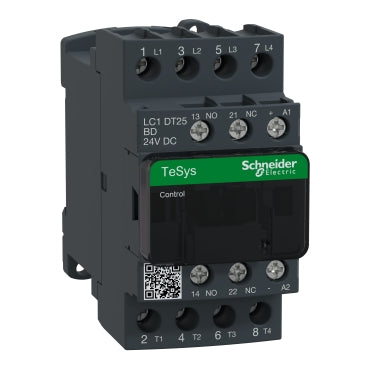 TELEMEC CONTACTOR-US  25A 4P 440V 24VDC LC1DT25BD