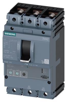 SIEMENS INT TERMOMAGNETICO 3VA2 3P 10-25A 55kA 415V