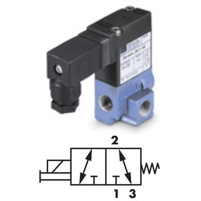 MAC SOLENOID VALVE INDIVIDUAL INLINE 24VDC