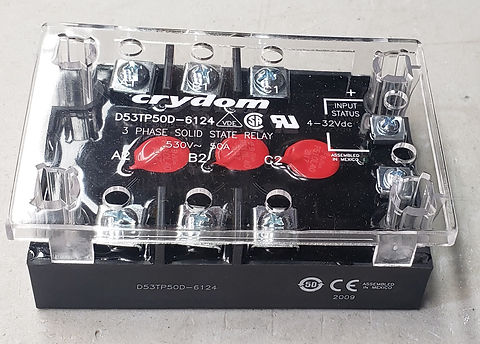 CRYDOM 3-PHASE SOLID STATE RELAY 50A 4-32VDC