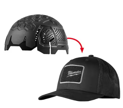 MILWAUKEE GORRA ANTIGOLPES CON CIERRE TRASERO A PRESION
