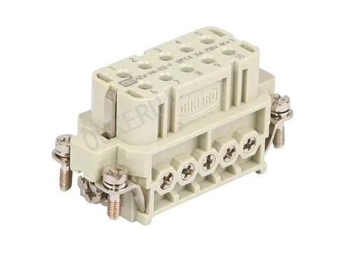CONECTOR HEMBRA 10 POLOS TIPO HARTING HA010F