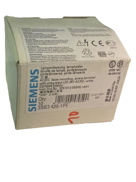 SIEMENS 3SB3 CABEZA P-PULSADOR ILUM. REDONDO METAL AMARILLO