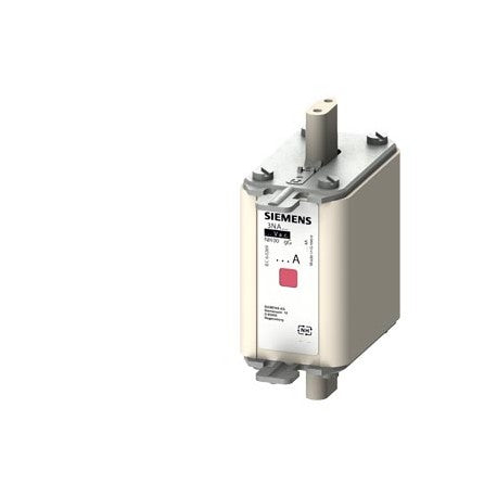 SIEMENS CARTUCHO DE FUSIBLES NH NH00 ENTRADA: 80 A GG UN AC: 500 V UN DC: 250 V INDICADOR COMBINADO OREJETAS AISLADAS