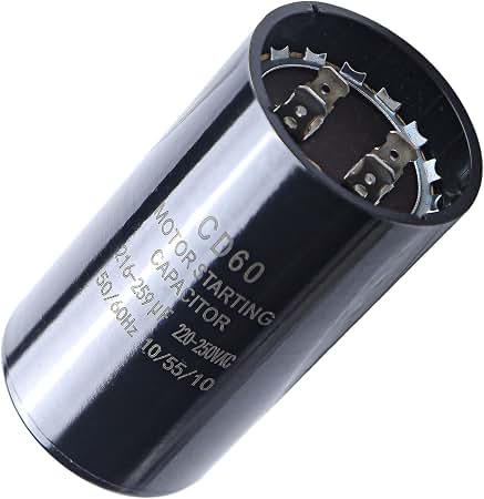 CAPACITOR DE ARRANQUE 216-259 mFds 120V (1/2 HP)