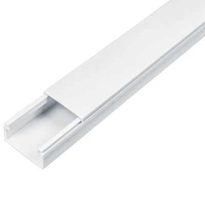 CANALETA PVC BLANCA 10X50 2MTS