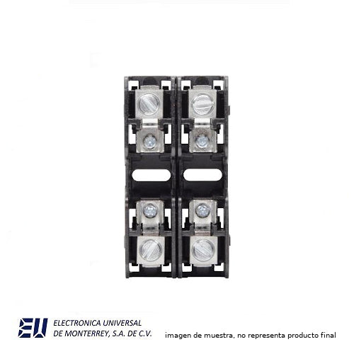 BUSS BASE PORTAFUSIBLE MODULAR CLASE CC 3P 600VCA