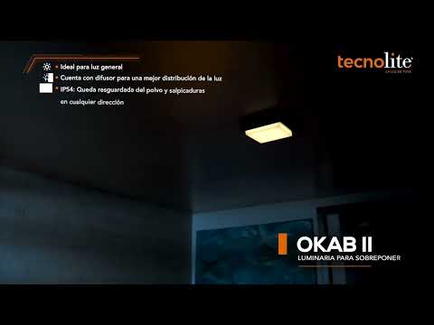 TECNOLITE LAMPARA PLAFON LED DE SOBREPONER 15 W LUZ DE DIAIP54