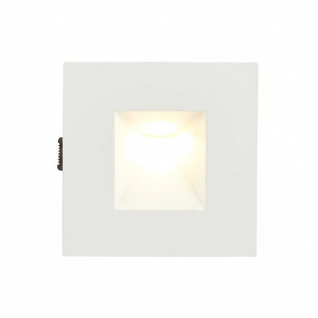 ESTEVEZ WALL SQUARE IP65 1W LED LUZ NEUTRA   CORTESIA NEGRO