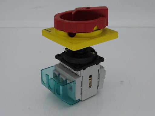 SIEMENS INTERRUPTOR ROTATIVO 3P 25A AC-23A-400V:9.5kW FIJACION CE