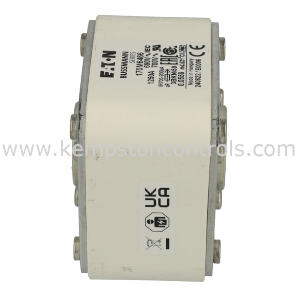 BUSS FUSIBLE SEMICONDUCTOR CERAMICA 1250AMPS 70 170M6466