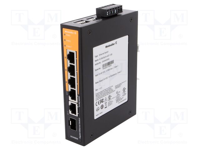 WEIDMULLER SWITCH IE-SW-BL05-4GT-1GS